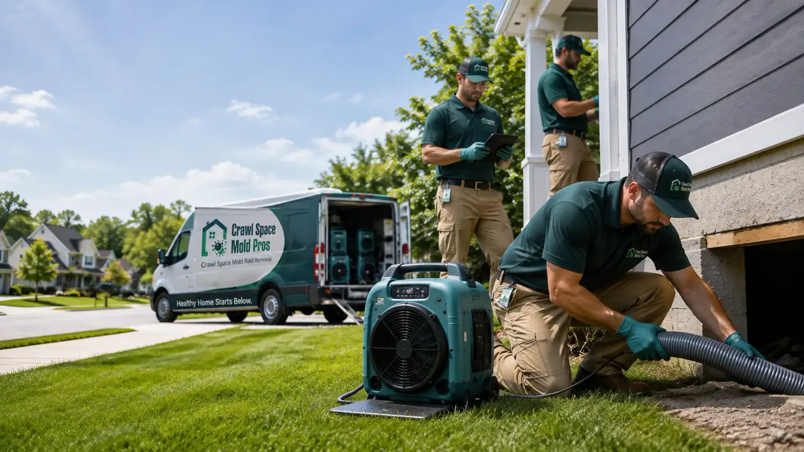 Crawl Space Mold Removal in Worton, MD